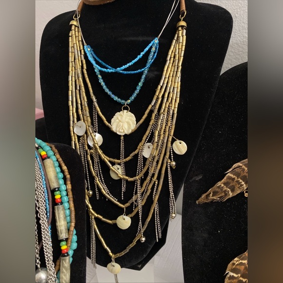 Lot of Vintage Bohemian Jewelry  some designers - Picture 6 of 13